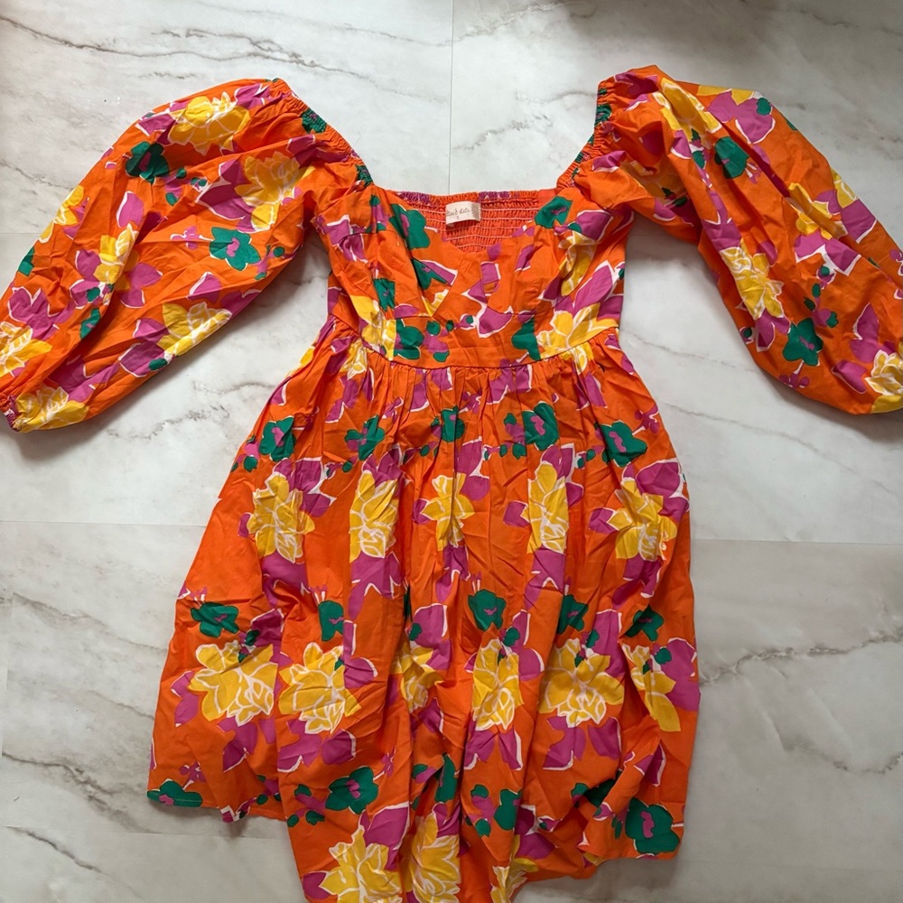 Altar’d State Floral Babydoll Dress- Small
